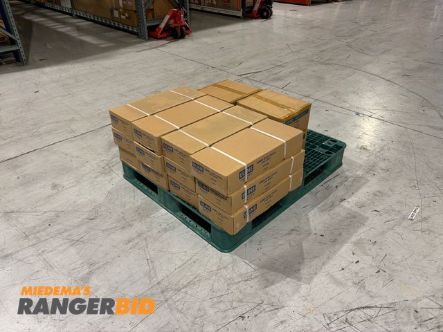 Lot 30-46 - Pallet of Uline Wheel Chocks and Rubber Wheel Chock Long Handles.  Includes (4) boxes of Uline H-478...