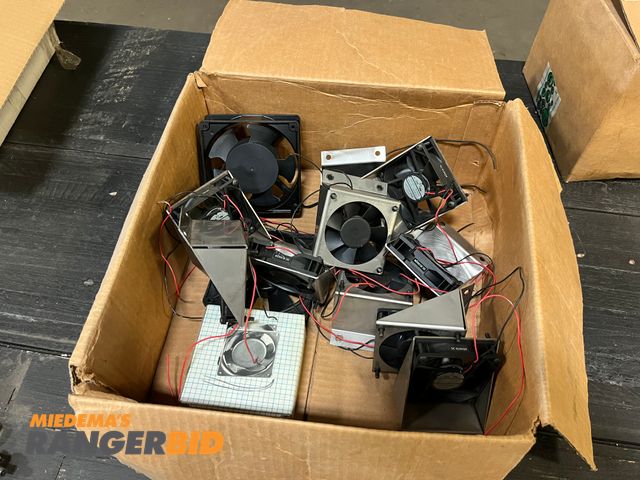 Lot 30-2421 - Box of Axial Fans Various sizes