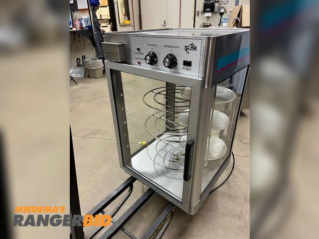 Lot 30-5549 - 1 pizza warmer/display case, used by our school store purchased new roughly 5 yrs ago, in working co...