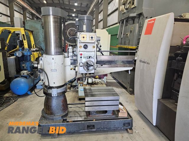 Lot 30-802807 - Wilton 521301 4' Arm, 11" Column Radial Arm Drill 4' arm and 11" column. Powered by a 5 HP motor, it...