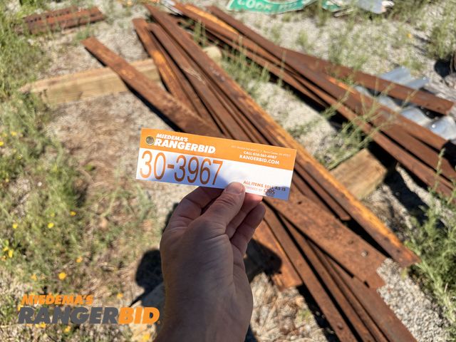 Lot 30-3967 - (5) 12' Scraper Blade Inserts / Cutting Edges