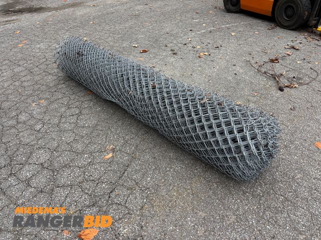 Lot 30-53 - Roll of Metal Chain Link Fencing, 8’ Tall
