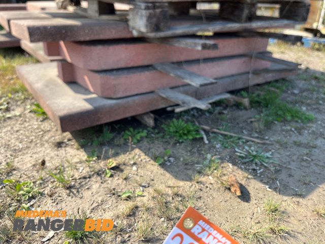 Lot 30-3429 - (1) Concrete Picnic Table, Not assembled. Seller will load. Does not come with hardware. Also comes with extra table parts