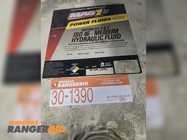 Lot 30-1390 - ISO 46 Hydraulic Oil.  About 15 gallons unused.