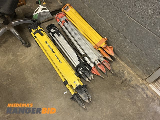 Lot 30-2133 - (4)  Surveying Tripods