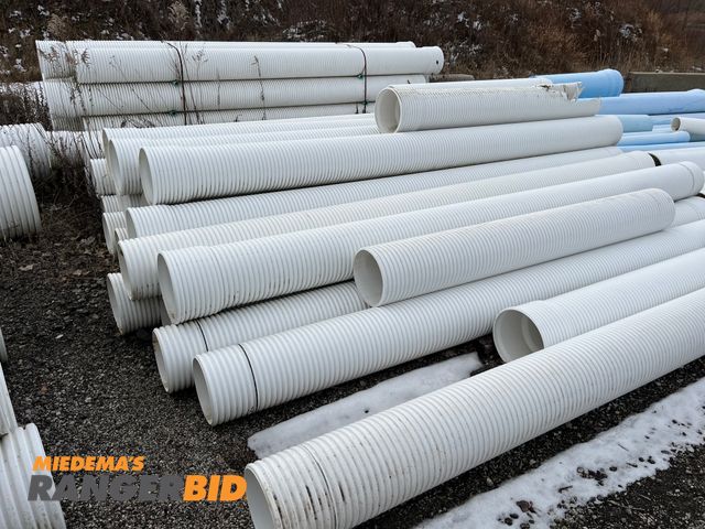 Lot 30-2784 - Approximately 30 12" PVC Sewer Pipe 14' A few have been cut, and 2 appear to be damaged.