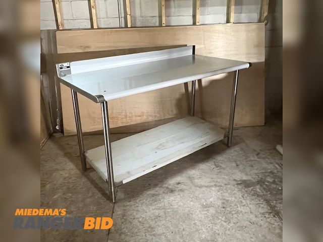 Lot 30-07 - 1 New Sauber Select PA7360 Stainless Steel Prep Table