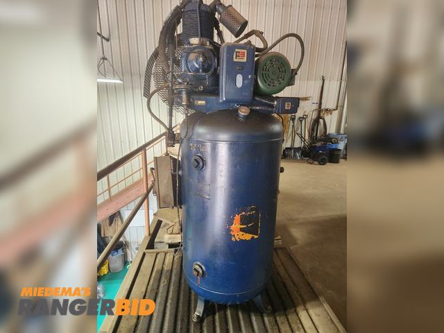 Lot 30-1625 - Upright Shop Air Compressor - 3 Phase 230 /460 V, running when taken out of service