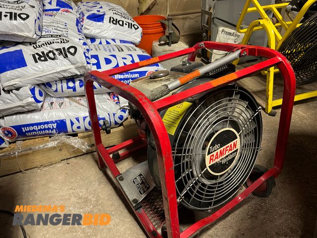 Lot 30-2876 - Gas Powered Ventilation Fan, Worked when taken out of service. Has been sitting for over a...