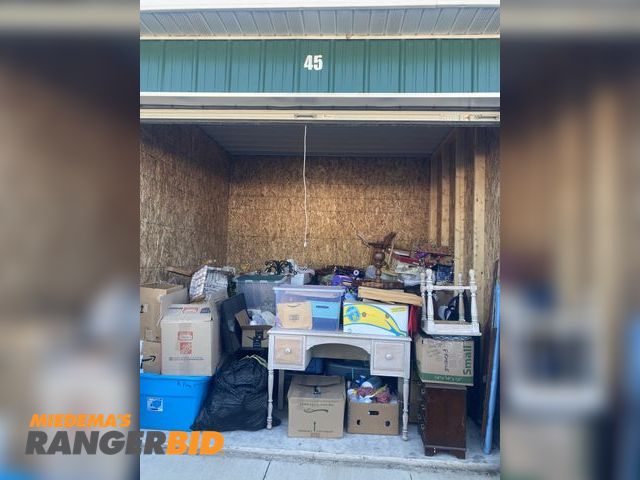 Lot 30-11221 - 1 Unit Unit 45 Storage Unit
Complete unit
Must be cleaned out, nothing can be left behind.