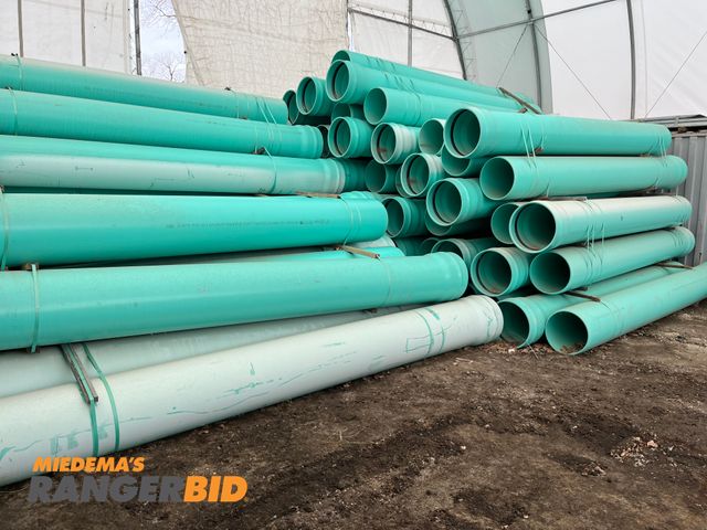 Lot 30-4556 - 1414 Ft Total National 1185 PSM PVC 12454-B PS 115 PVC Sewer Pipe  ASTM F67918" SDR36