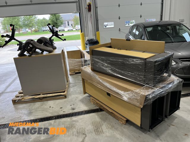 Lot 30-1768 - Lot includes cabinets and Herman Miller chairs