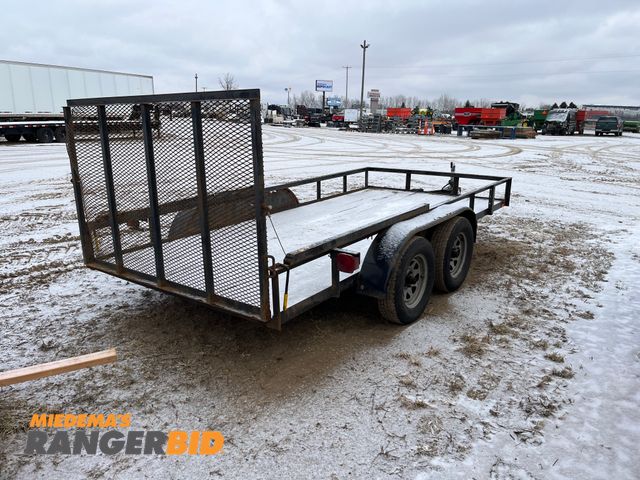 Lot 30-2467 - 2017 American Manufacturing Inc Tandem Axle Landscape Trailer