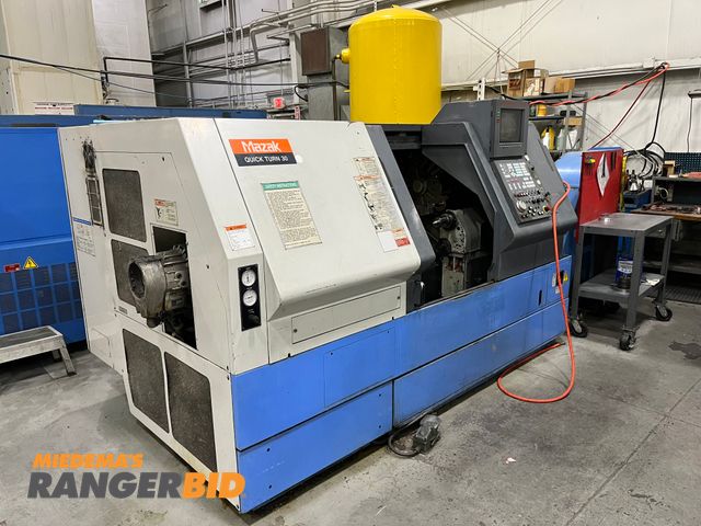 Lot 30-2644 - 1997 Mazak Quick Turn 30N CNC Lathe 8 Tool holder. Seller will load.