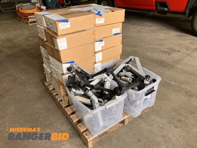 Lot 30-11240 - (28) Steelcase monitor arms, new in box, plus additional monitor arms as pictured.