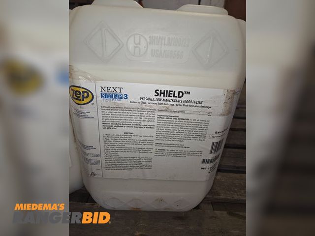 Lot 30-5016 - Zep Shield floor polish (17) gallons total (4) containers