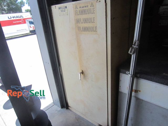 Lot 31-1353 - Metal Flammable Liquid Storage Cabinet Designed For Safely Holding Hazardous Materials. Features A L...