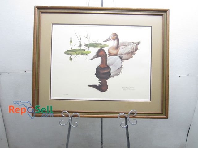 Lot 31-9091 - Framed/Numbered Print by Richard Evans Younger 400/3000 with Metal Easel