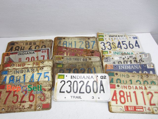 Lot 31-3435 - (40) Vintage Indiana License Plates