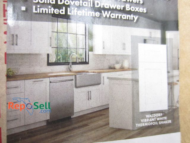 Lot 31-9098 - New Luxxe Cabinetry White Dishwasher End Panel 24"x34.5"x3"