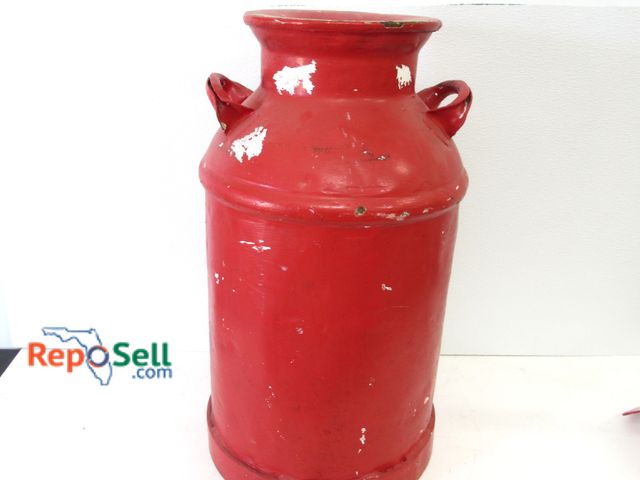 Lot 31-1108 - Vintage Bottomless Red Carnival Jug; 24"h x 14"d