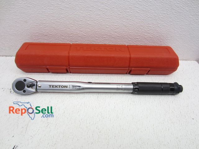 Lot 31-5416 - TEKTON 3/8" Drive Micrometer Torque Wrench (10-80 ft.-lb) 24330