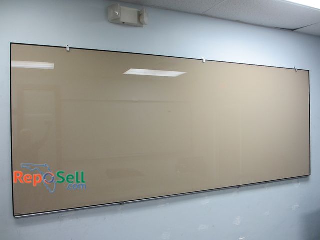 Lot 31-8181 - Extra Large Clarus Glass Dry Erase Board 121" x 49" - Buyer must remove from wall