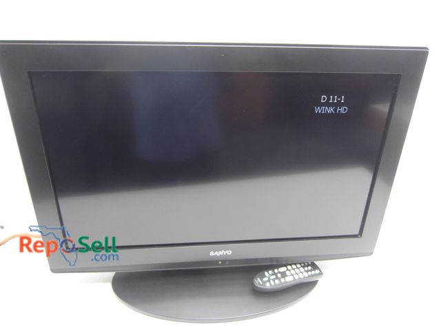 Lot 31-3504 - Sanyo 26" TV w/Remote &amp; Power Cord - Powers On