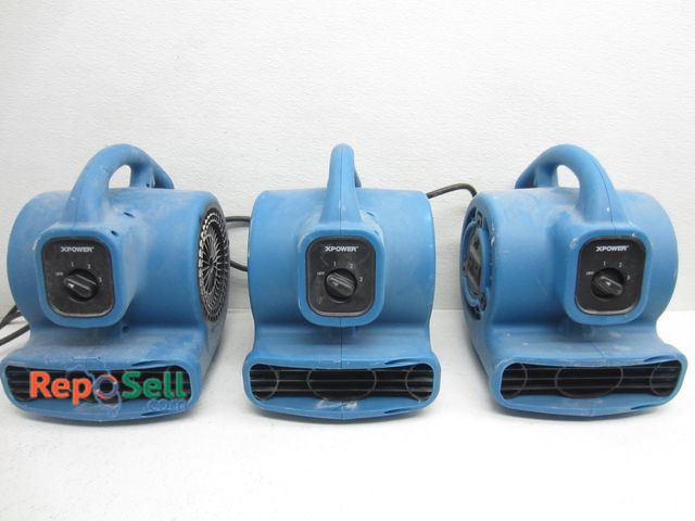 Lot 31-1260 - (3) XPower P-80A air movers - all power on.