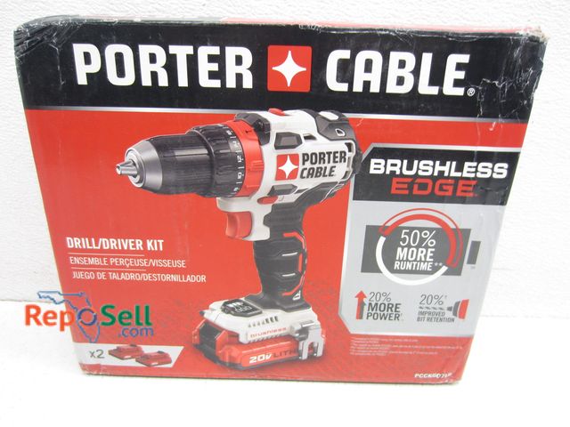 Lot 31-5124 - New Porter Cable 1/2" Drill/Driver Kit #PCCK607LB With (2) Batteries And Charger