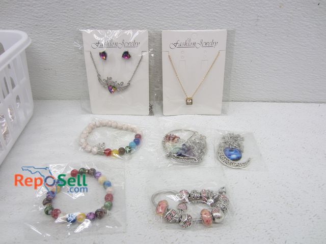 Lot 31-6311 - Lot of New Bracelets &amp; Necklaces: Galaxy, Charms, Crystals, etc.