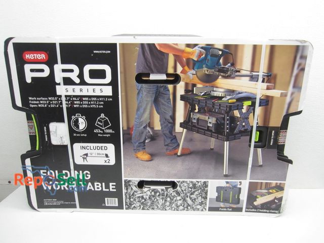 Lot 31-9128 - New Pro Series Folding Work Table 52" H x 33 x 22