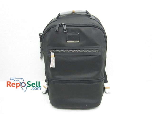 Lot 31-9122 - New Tumi Essentials 17"H Backpack w/Tags - Ballistic Nylon &amp; Leather