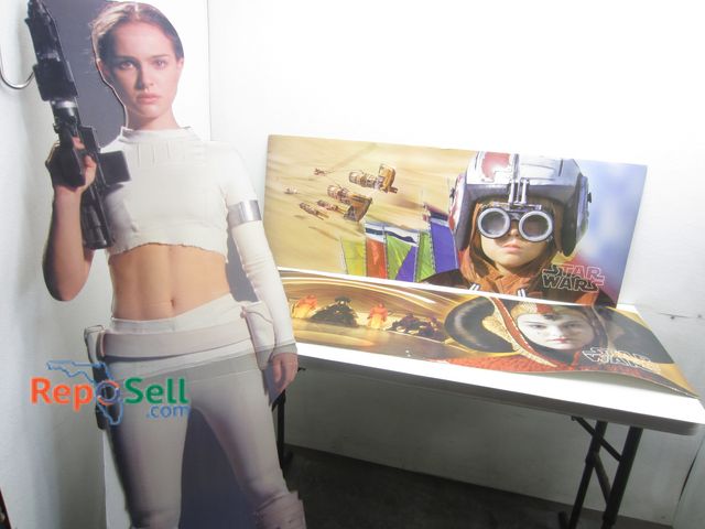 Lot 31-4418 - Collection of Star Wars Posters &amp; Cardboard Cutout