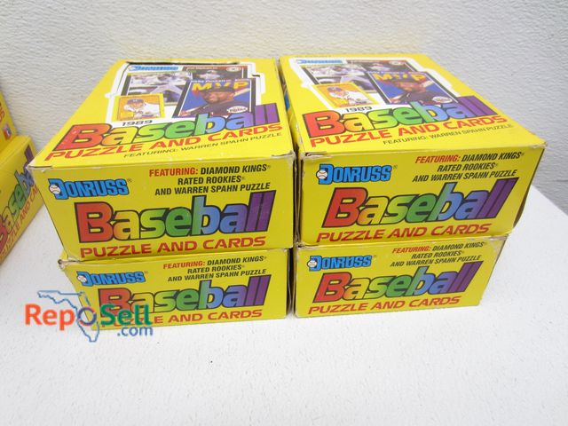 Lot 31-8045 - (4) 1989 Donruss Wax Boxes- (36) Unopened Packs in each