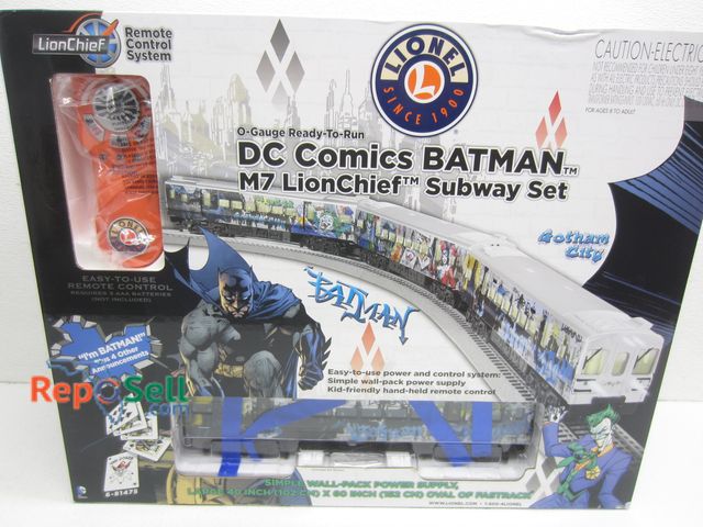 Lot 31-1095 - Lionel Batman Lion Chief O Gauge Train Set  in Box - Ready to Run