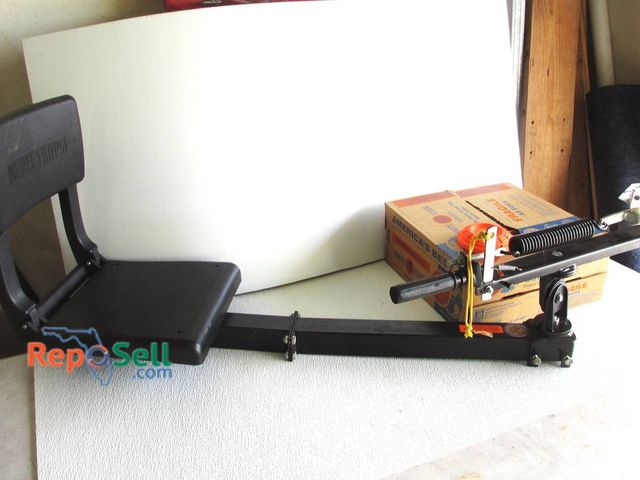 Lot 31-8567 - Do-All Traps Clay Pigeon Thrower With Seat And Partial Box Of White Flyer Targets