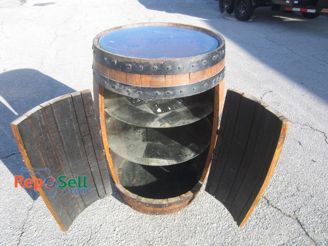 Lot 31-5051 - McCormick No. 5 Oak Whiskey Barrel Bar barrel Cabinet Table