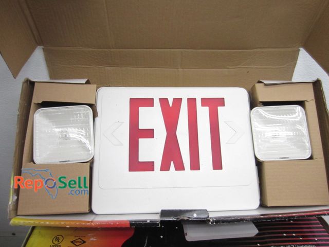 Lot 31-9114 - (4) Mule Combo LED Emergency Exit Lights