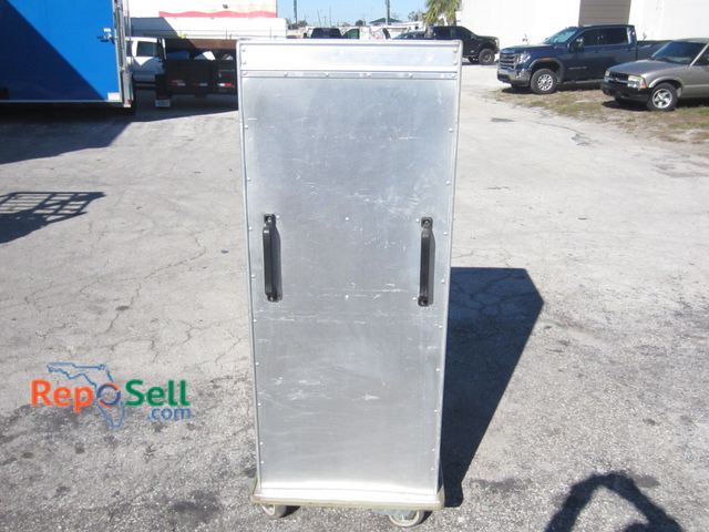 Lot 31-6310 - Stainless Steel Aladdin Temp-Rite Hot Box Rolling Cabinet on Casters, 59"x25"x28"