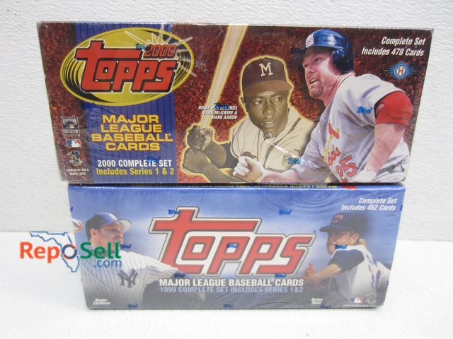 Lot 31-5230 - (2) Topps NIB Factory Sealed Complete Baseball Card Sets: 1999 &amp; 2000