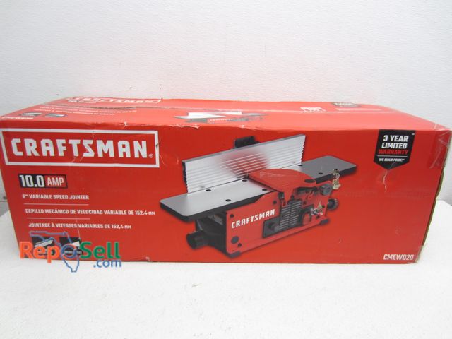 Lot 31-6303 - New New Craftsman 10.0 AMP 6" Variable Speed Jointer #CMEW020