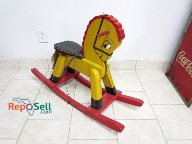 Lot 31-1024 - Vintage Rocking Horse