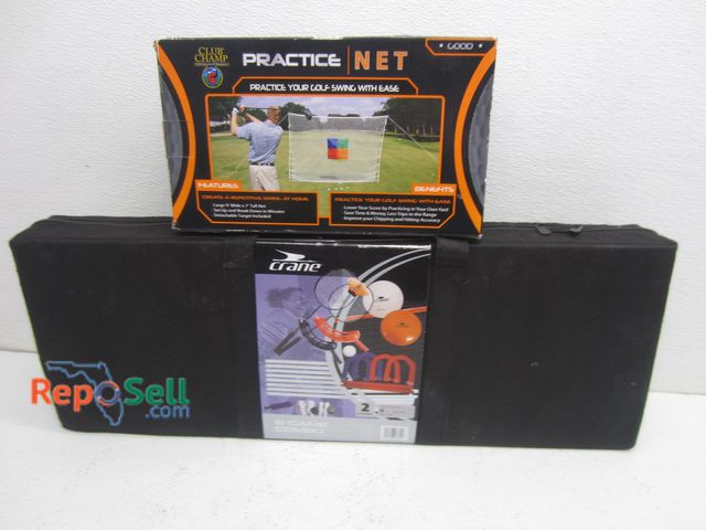 Lot 31-9172 - New 5 Game Combo and Golf Practice Net