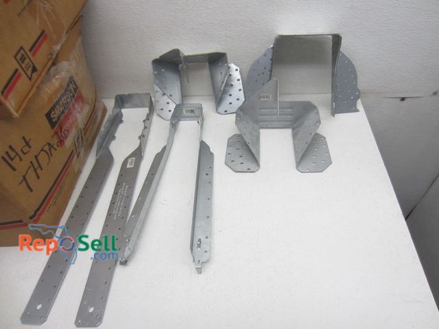Lot 31-6282 - (4) boxes of Simpson strong tie hangers - various sizes.