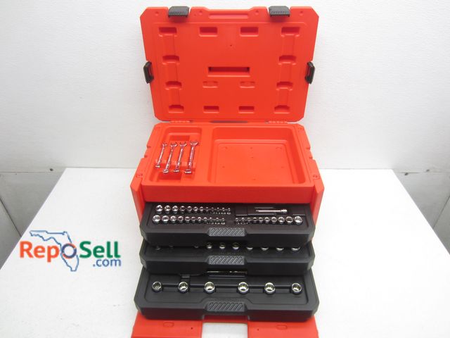 Lot 31-1376 - Craftsman Complete Tool Set in Plastic Storage Box