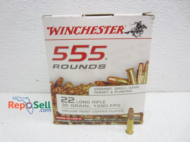 Lot 31-9385 - (555) Rnds Winchester .22LR Ammo