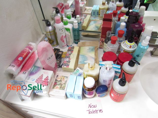 Lot 31-1259 - New Toiletries: Hand Soap, Lotion, Q-Tips, etc.