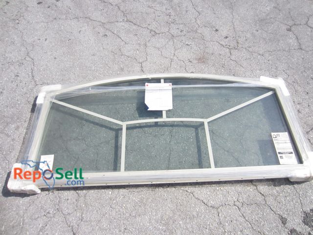 Lot 31-5350 - NOS Picture Window, Dual Glazing, Low-E Glass 64"Wx30"H With PVC Frame