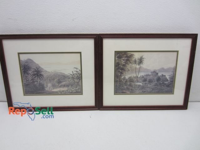 Lot 31-2116 - (2) Framed Art Prints, 12"x14"
